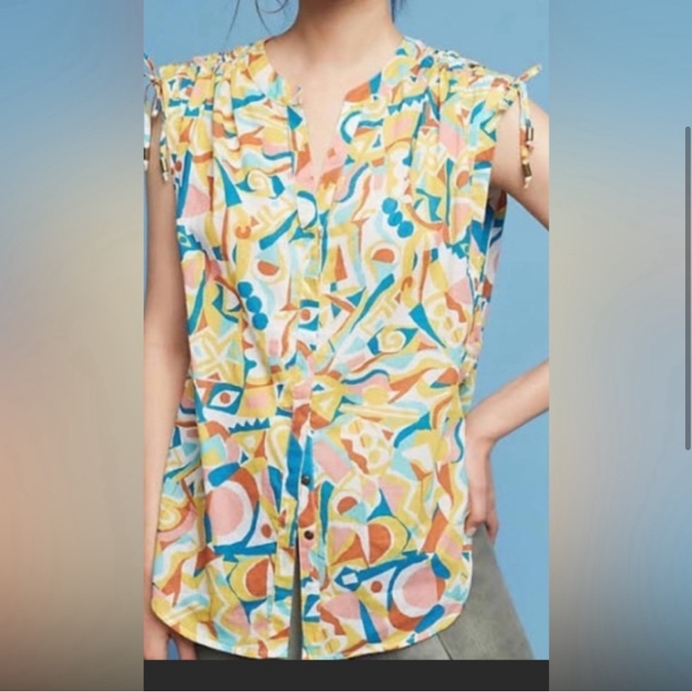 [Anthropologie x Danielle Kroll] Brooklynite Top SZ S